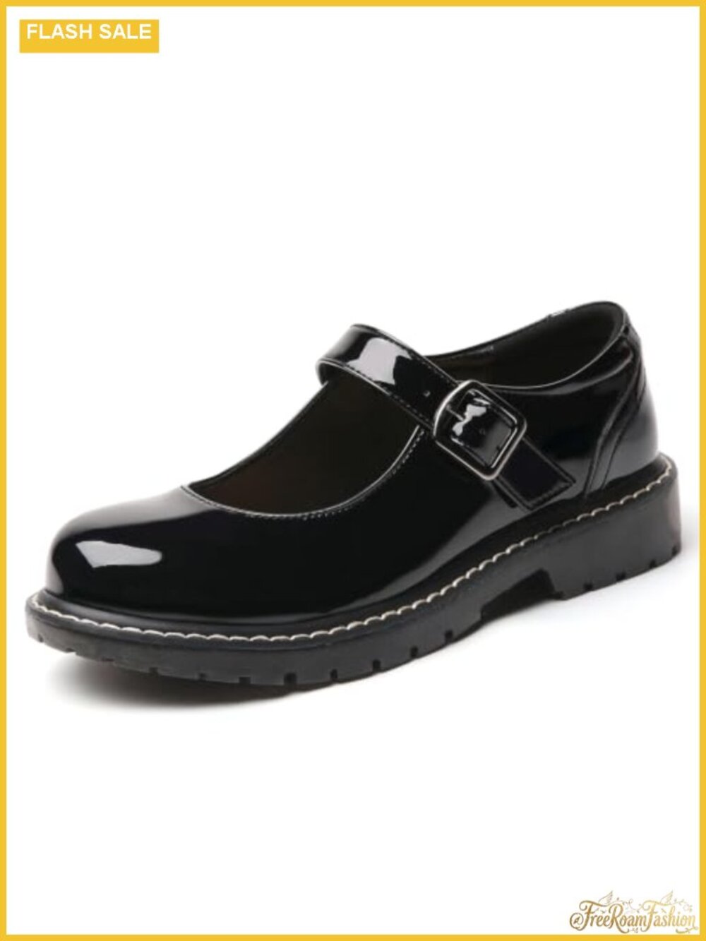 Women's Mary Jane Platform Oxford Flats Matte Leather Comfort